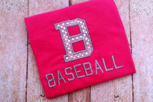 B for Baseball Applique: A Versatile Design