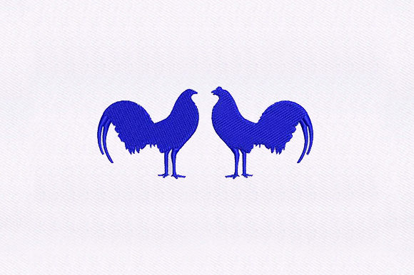 Booster Hen Silhouette: A Versatile Embroidery Design