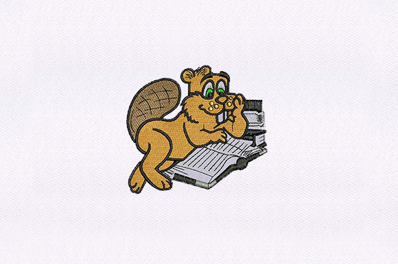 Charming Beaver Embroidery for Your Next Project