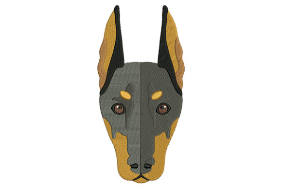 Doberman Face: A Charming Addition for Holiday Gifts