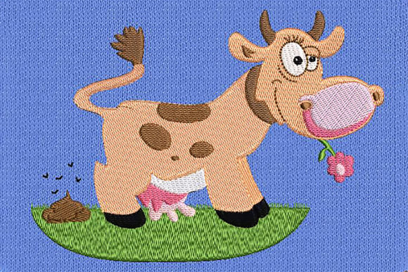Happy Cow Clip-art: A Charming Addition for Business