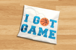 I Got Game Basketball Applique: A Versatile Design