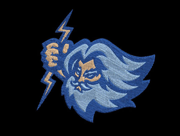 Jupiter Zeus Supreme Deity: A Bold Embroidery Choice