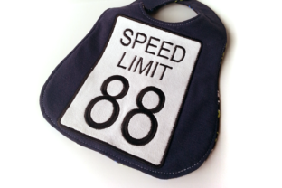 Speed Limit 88 Sign Applique: A Unique Holiday Embellishment